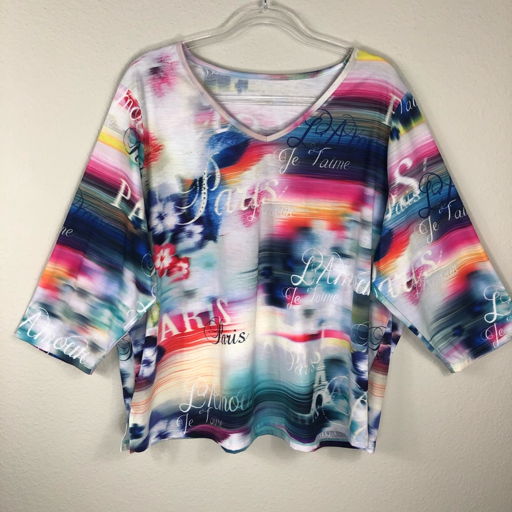Allison Daley Size 3X Paris Top
